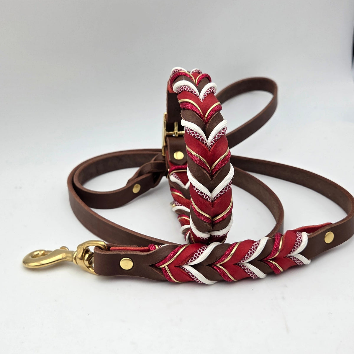 Set med koppel och halsband