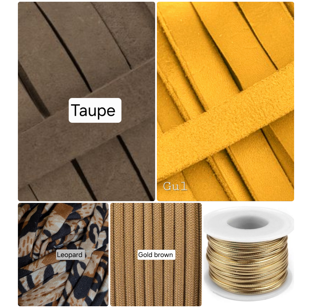 Wanna do - taupe/gul
