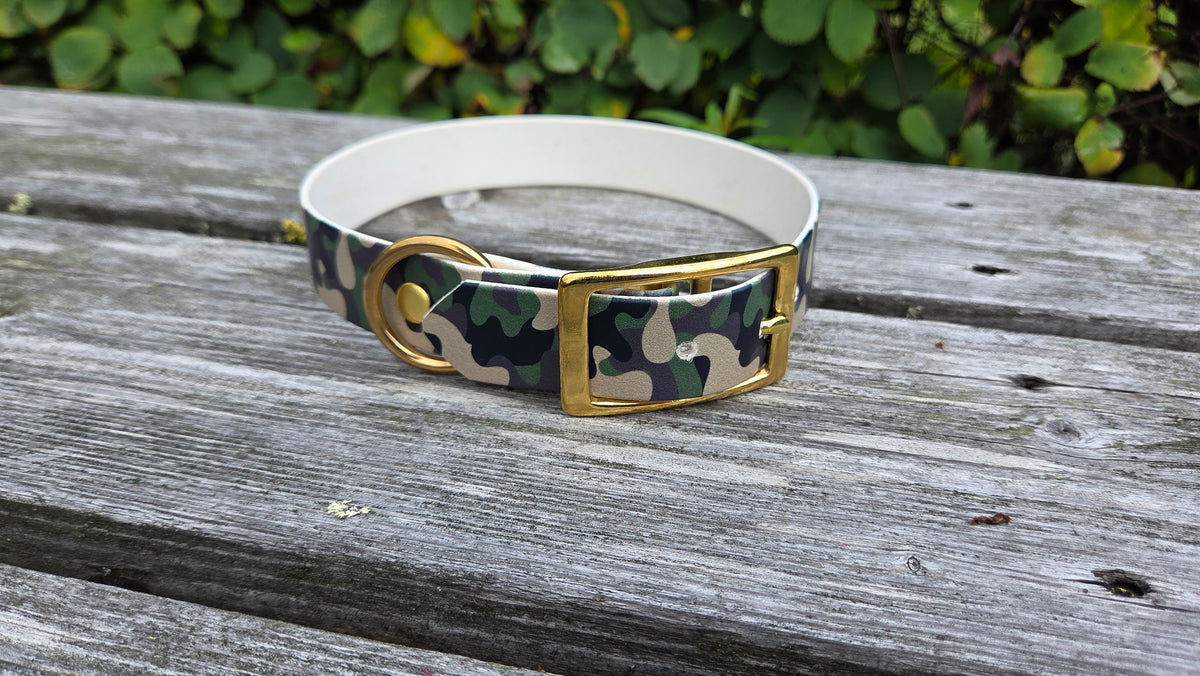 Fast halsband - biothane
